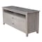 International Concepts Entertainment / TV Stand with 2 Doors, Washed Gray Taupe TV09-51 - alternate 2